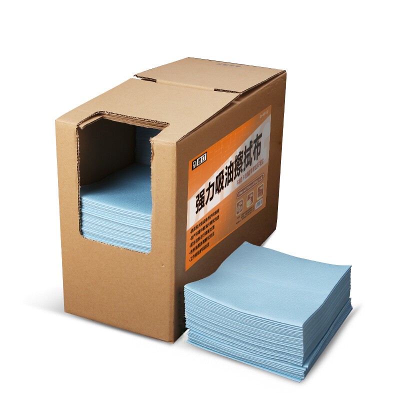 德汀 单层白色工业擦拭布300PCS/4卷/箱 D6541