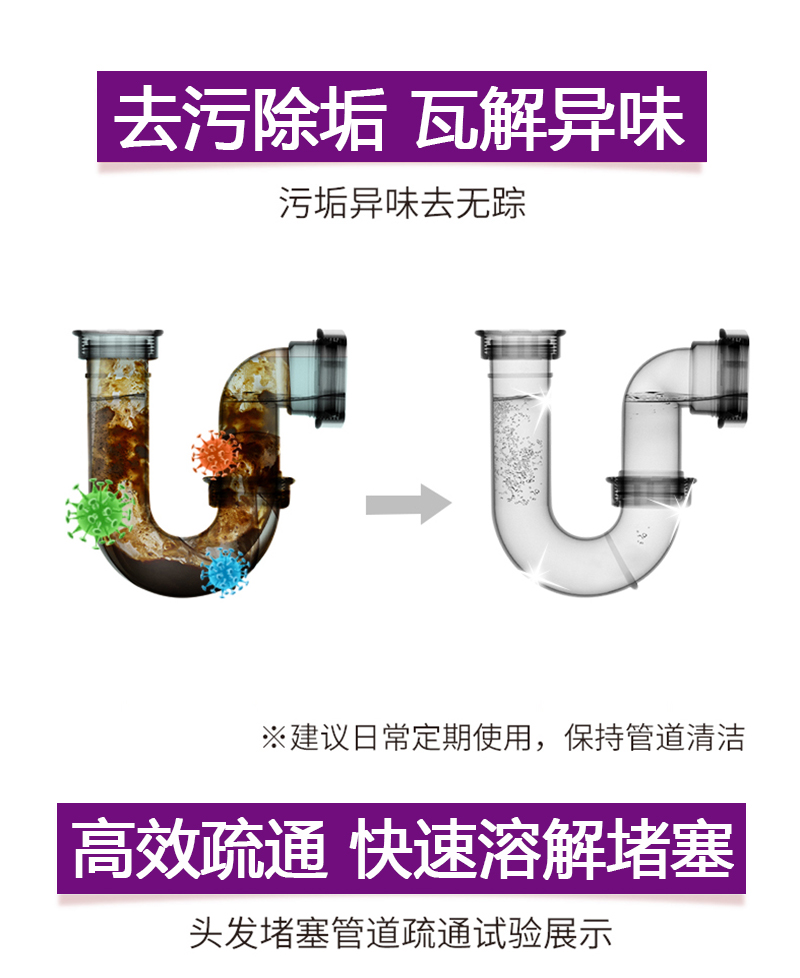 善妮欧德(suniode) 下水道疏通剂除味剂1L S1082 (图3)