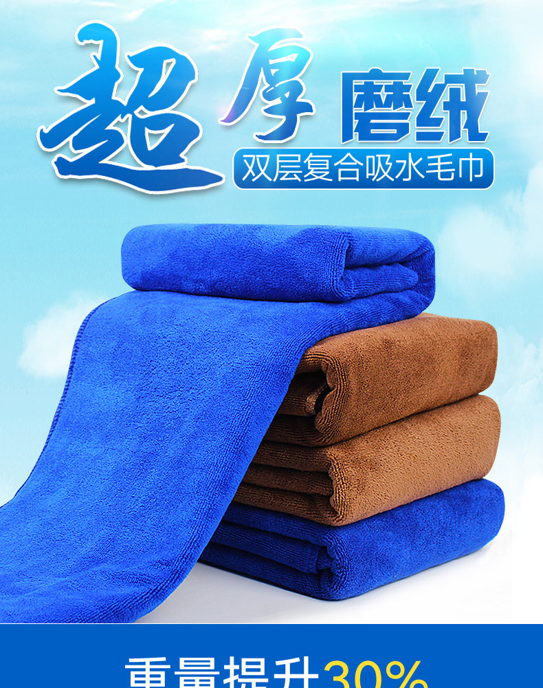 善妮欧德 纳米抹布 40CM*40CM 蓝色 条(图1)